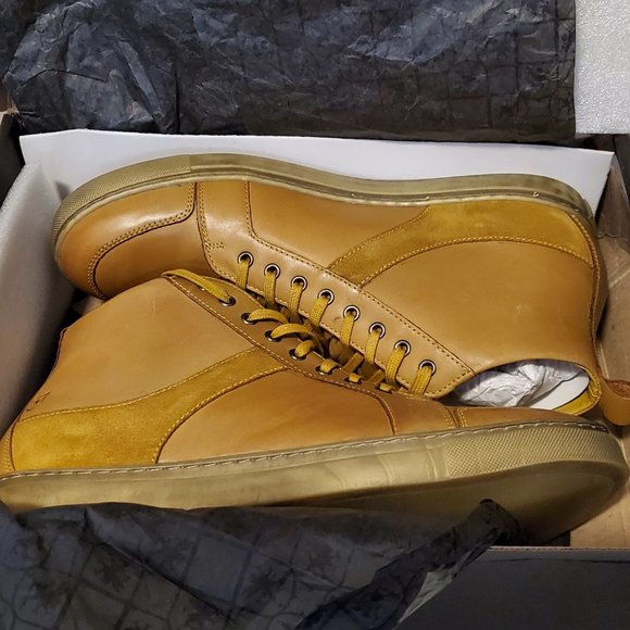 New Stacy Adams Men's Winchell Moc Toe Chukka Boot size 11.color Antique Gold - Picture 4 of 9